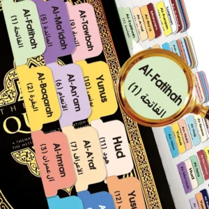 125 Laminated Quran Chapter & Surah Tabs